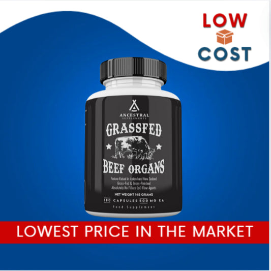 LowCost PH| Ancestral Supplements Grass Fed Beef Organ Supplement, Supports Whole Body Wellness with
