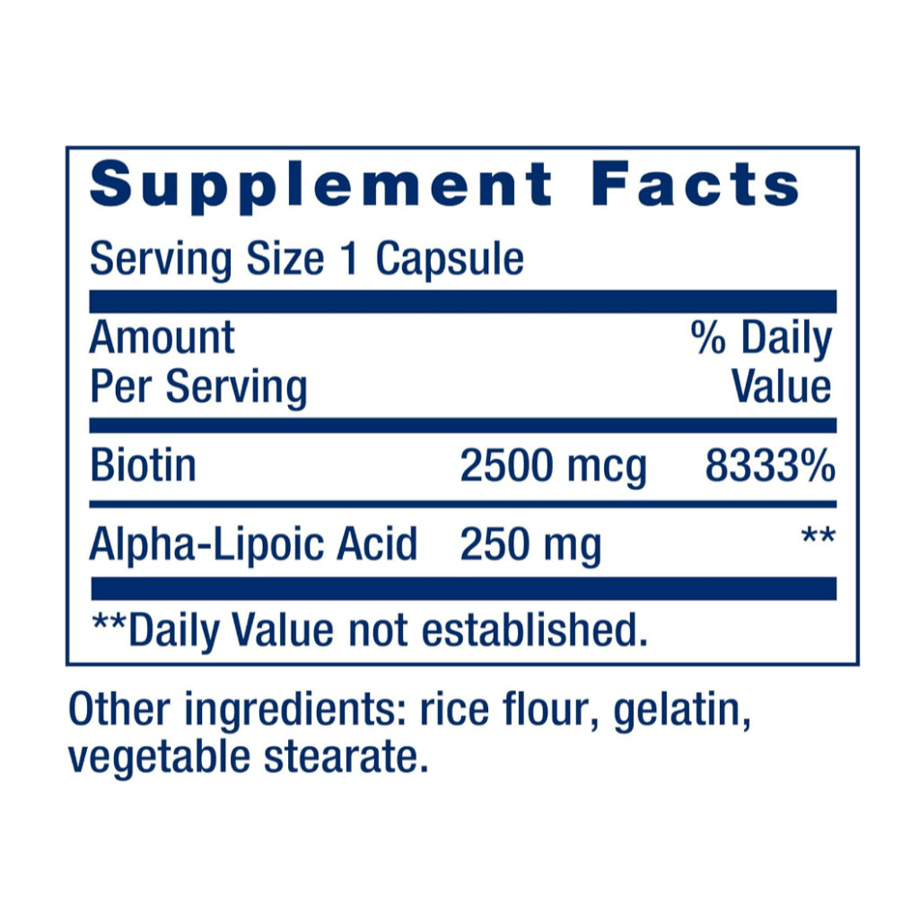 Lowcostph | Life Extension, Alpha-Lipoic Acid with Biotin, 60 Capsules