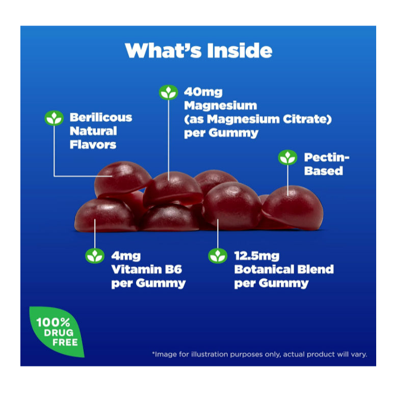 LowCostPH| Kids Sleep Gummies Melatonin 1mg - Vegan, Gluten  Sugar-Free & Soothing Night, Magnesium