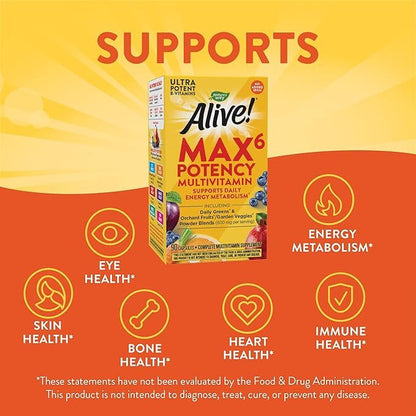 Nature's Way, Alive!® Max6 Potency Multivitamin