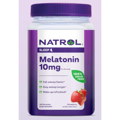 LowCostPh | Na trol, Melatonin 5mg,  for Restful Sleep,5mg Strawberry-Flavored Gummies for Adult