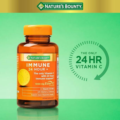 Nature's Bounty, Gold Series, Immune 24 Hour+, 1,000 mg, 50 Softgels