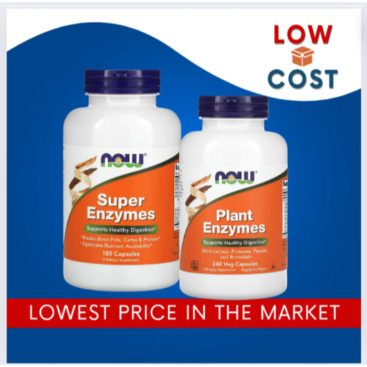 LowCostPH | Now Foods Super Enzymes, 180 Capsules Supports Healthy Digestion GUt Health Support.
