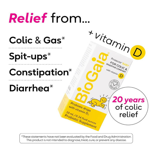 Low Cost PH | BioGaia, ProTectis, Baby Drops , For Colic & Digestive Comfort with Vitamin D, 0.34 fl