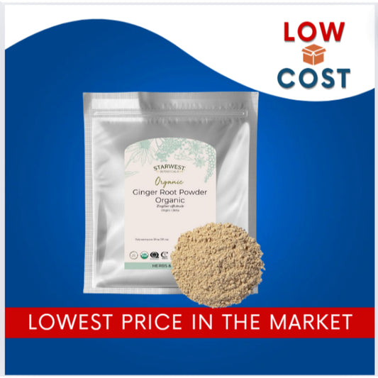 LowCostPH| Starwest Botanicals, Organic Ginger Root Powder, 1 lb (453.6 g)