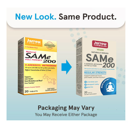 LowCostPh | Doctor's Best, SAMe (Disulfate Tosylate), 200 / 400 mg, 60 Enteric Coated Tablets