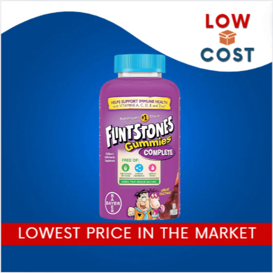 Lowcostph | Flintstones, Complete, Children's Multivitamin with Vitamin A, C, D, E and Zinc, 180 Gum