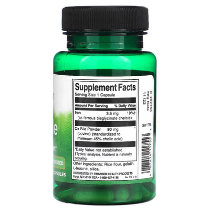 USA Onhand | Swanson, Ox Bile ( Digestive Support )