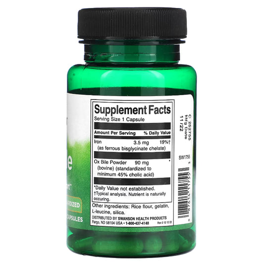 USA Onhand | Swanson, Ox Bile ( Digestive Support )
