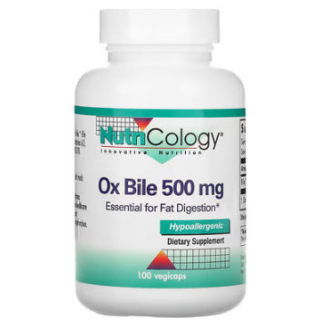 Low Cost PH | Nutricology Ox Bile, 50mg|125mg Vegicaps No Gallbladder, Digestive Enzymes for Liver
