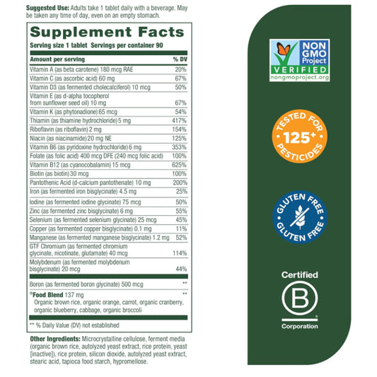 LowCostPh | MegaFood, One Daily Multivitamin, With 21 Essential Nutrients Plus Real Food Immune Supp