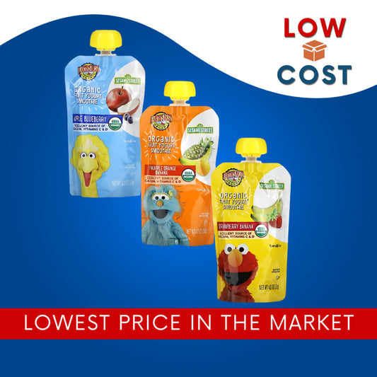 LowCostPh | Earth's Best, Sesame Street, Organic Fruit Yogurt Smoothie, For Ages 2 and Up,4.2 oz