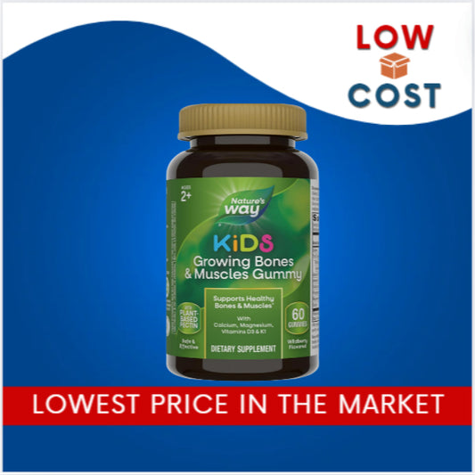 LowCostPh | Nature's Way, Kids, Growing Bones & Muscle, Cool, Calm & Collected, Brain Builder, Gummy