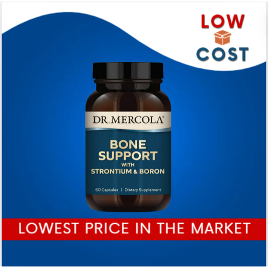 LowCost PH| Dr. Mercola Bone Support with Strontium & Boron, 30 Servings (60 Capsules), Dietary Supp