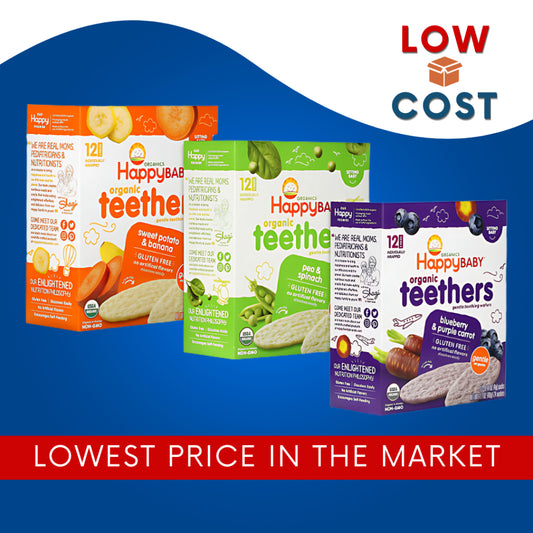 Low Cost Ph | HappyFamily Organics, Organic Teethers, Gentle Teething Wafers Dissolve Easily.