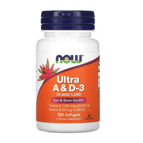 LowCostPH | Now, Vitamin A, Supports Eye Health  25,000 IU, 250 Softgels | 10,000 IU, 100 Softgels