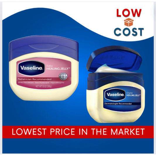 LowCostPH| Vaseline Petroleum Jelly Original Provides Dry Skin Relief And Protects Minor Cuts Dermat