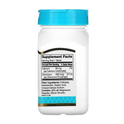 LowCostPH | Solgar Chromium Picolinate, 500 mcg | 200 mcg Supports Healthy Blood Sugar Metabolism