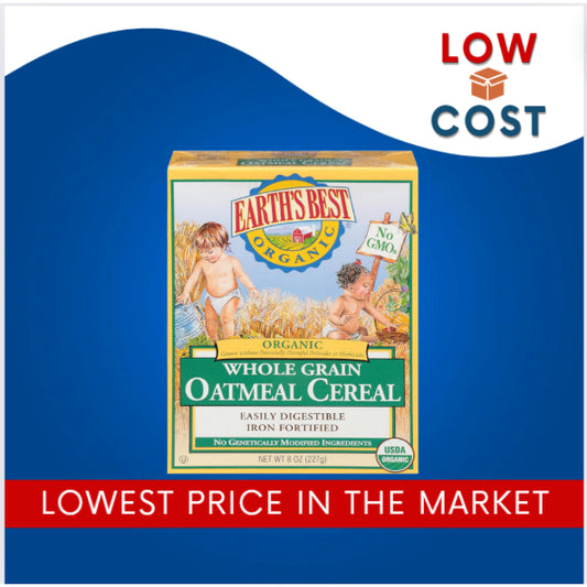 LowCostPh | Earth's Best, Organic Whole Grain Oatmeal Cereal, 8 oz (227 g)
