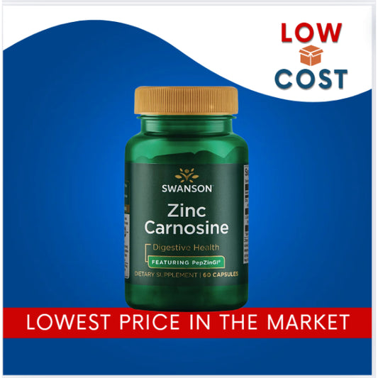 Lowcostph | Swanson, Zinc Carnosine, 60 Capsules