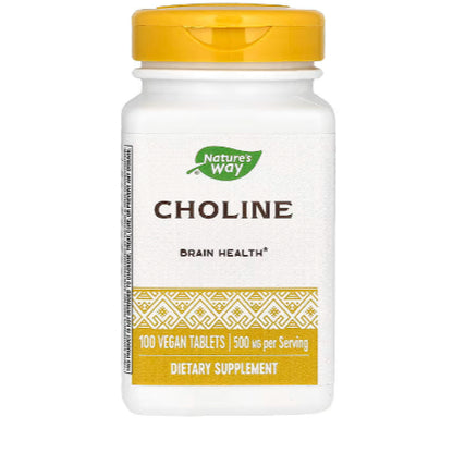 LowCostPh | Nature's Way, Choline & Inositol, 1,000 mg, 100 Capsules (500 mg per Capsule)