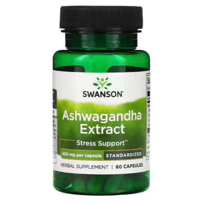 SwanonPh| Swanson, Full Spectrum, Ultimate 250mg, Ashwagandha Extract, 450mg, Capsule Stress Support