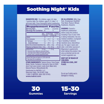 LowCostPH| Kids Sleep Gummies Melatonin 1mg - Vegan, Gluten  Sugar-Free & Soothing Night, Magnesium