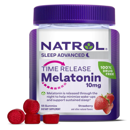 LowCostPh | Na trol, Melatonin 5mg,  for Restful Sleep,5mg Strawberry-Flavored Gummies for Adult