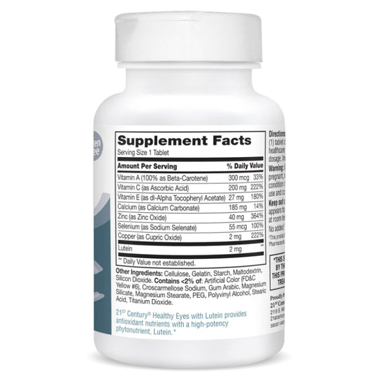 LowCostPh | 21st Century Healthy Eyes, Extra With Lutein Zinc & Vitamin B Lutein with Antioxidant