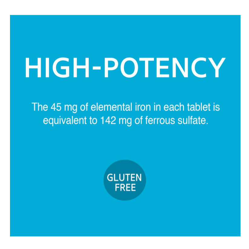 LowCostPh | 21st Century, Iron, 65 mg Tablets, High-Potency Iron, 27 mg, 110 Easy to Swallow,