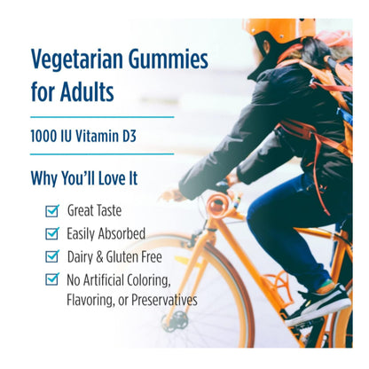 LowCostPh | Nordic Naturals, Vitamin D3 Gummies Kids, Wild Watermelon, 400 IU, D3 Gummies, 25 mcg