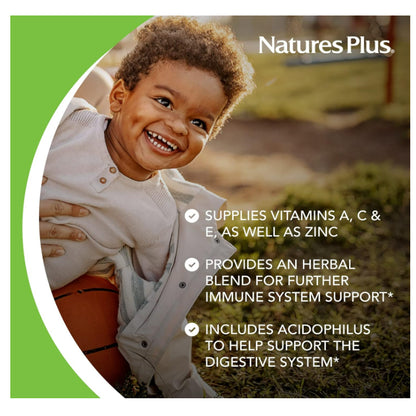 LowCost PH| Natures Plus Animal Parade Immune Booster - Tropical Berry Flavor - 90 Animal-Shaped Che