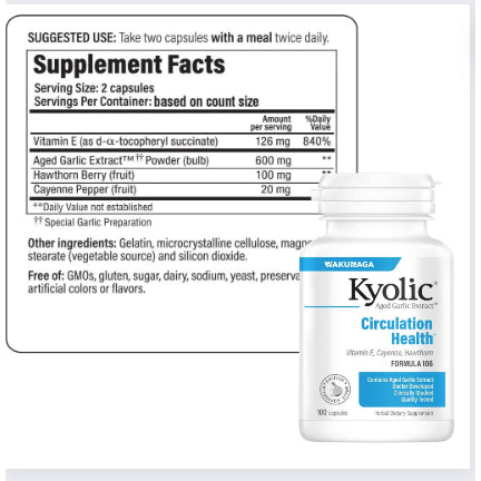 USAOnhand | Kyolic, Aged Garlic Extract, Cardiovascular Health