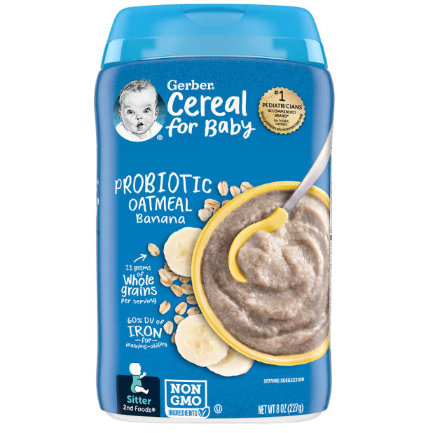 Little Sunshine | Gerbers, Oatmeal, Rice, Lil Bits, Hearty Bits, Probiotic Banana, Multigrain Cereal