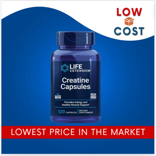 Lowcostph | Life Extension, Creatine Capsules, 120 Capsules