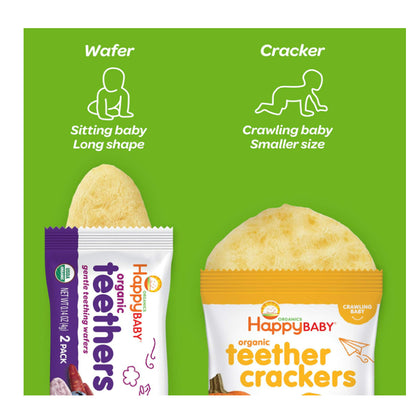 Low Cost Ph | HappyFamily Organics, Organic Teethers, Gentle Teething Wafers Dissolve Easily.