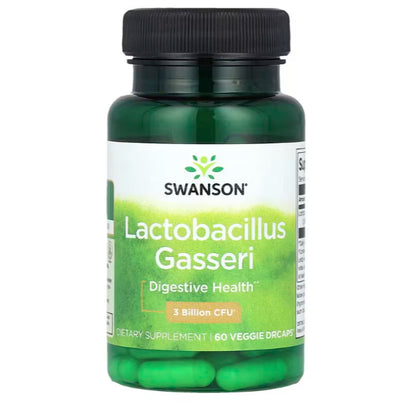 SwansonPh | Swanson Lactobacillus Gasseri, 3 Billion, Rhamnosus With FOS, 5 Billion Digestive Health