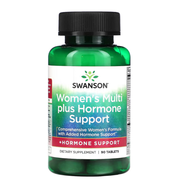 SwansonPh | Swanson, Women's Multi Plus Hormone Support, 90 Tablets, Multivitamin For Women