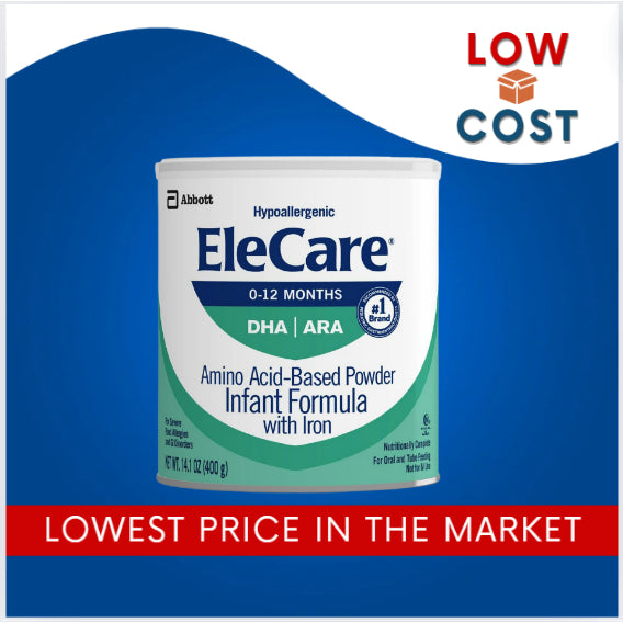 EleCare Hypoallergenic Infant Formula, Complete Nutrition for Food Allergies, Amino Acid-based Baby