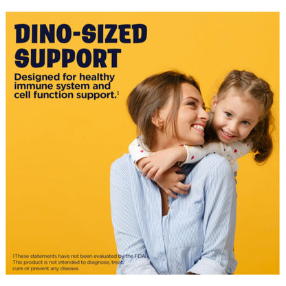 LowCostPH| KAL, Dinosaurs, Immuno-Raptor, Orange, 60 Chewables