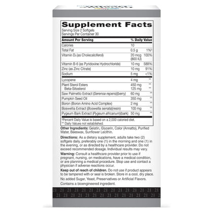 LowCostPH | 21st Century Prostate Health with Beta-Sitosterol, 125 mg, 60 Softgels. Gluten Free