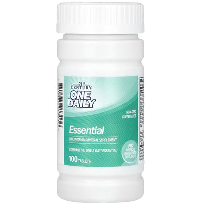 LowCostPH | 21st Century, One Daily, Women's, 100 Tablets, One Daily, Men's Health, 100 Tablets