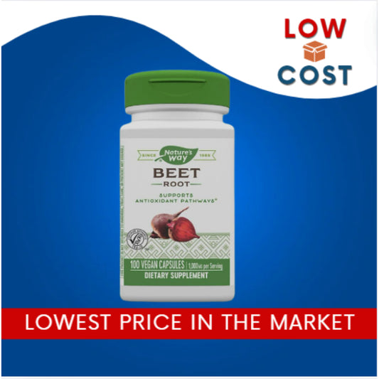 LowCost PH| Nature's Way Beet Root, Supports Antioxidant Pathways, Helps Neutralize Free Radical 100