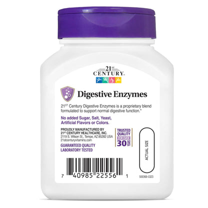 USAOnhand| 21st Century, Digestive Enzymes, 60 Capsules