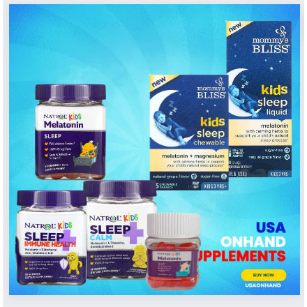 Mommy's Bliss, Kids Sleep Liquid, chewables, gummies Melatonin