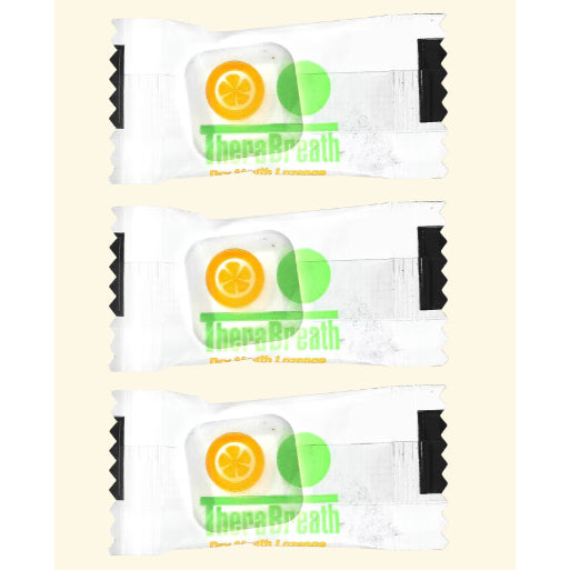 LowCostPh | TheraBreath, Dry Mouth Lozenges, Sugar Free, Tart Berry, Mandarin  (Sold per Lozenges)