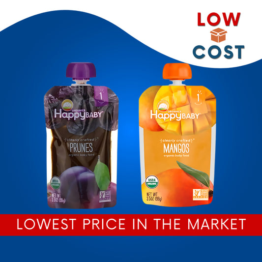 Low Cost PH | Happy Family Organics, Happy Baby, Organic Baby Food, Stage 1, Mangos & Prunes 99g