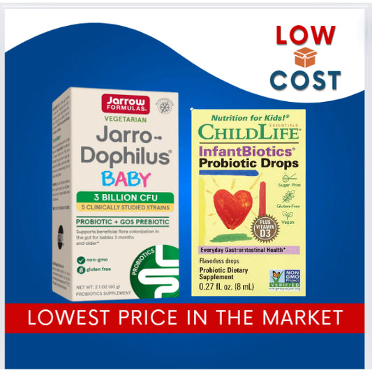 LowCostPH} ChildLife Essentials, InfantBiotics, Probiotic Drops, 0.27 fl oz | Dophilus Baby 3billion