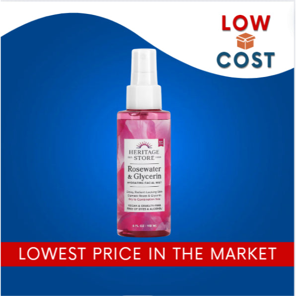 LowCostPh | Heritage Store, Rose Castor Oil, 2 fl oz (59 ml)