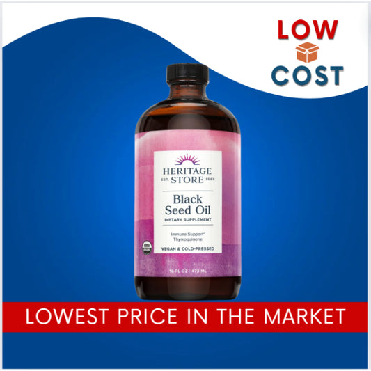 LowCostPH| Heritage Store, Black Seed Oil, 16 fl oz (473 ml)